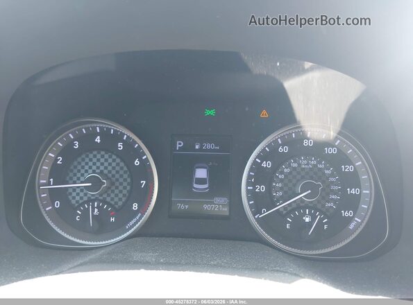5NPD84LF6LH557830 2020 HYUNDAI ELANTRA Blue Հետևի նստատեղերի տեսք