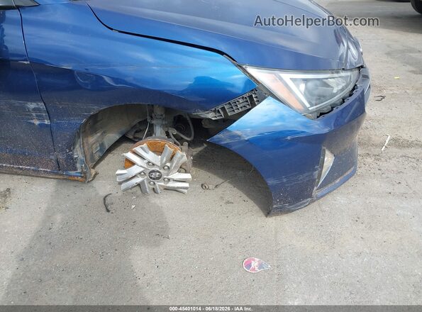 5NPD84LF6LH558511 2020 HYUNDAI ELANTRA Blue Դիմացի տեսք