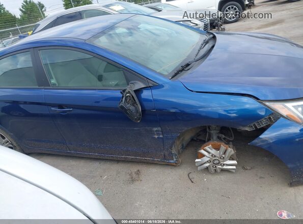 5NPD84LF6LH558511 2020 HYUNDAI ELANTRA Blue Սարքավորումների վահանակի տեսք