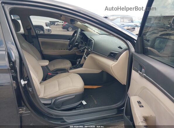 5NPD84LF6LH573218 2020 HYUNDAI ELANTRA Black Вид салону спереду