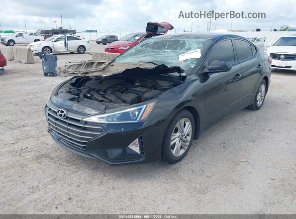 5NPD84LF6LH573218 2020 HYUNDAI ELANTRA Black Передня ліва чверть