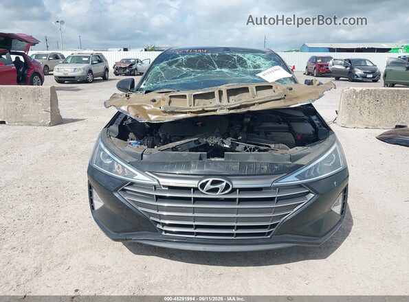 5NPD84LF6LH573218 2020 HYUNDAI ELANTRA Black Вид щитка приладів