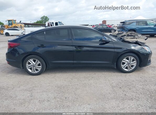 5NPD84LF6LH573218 2020 HYUNDAI ELANTRA Black Вид задньої частини салону