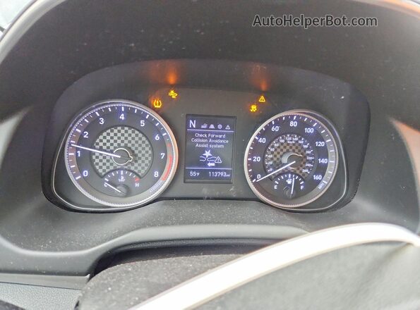 5NPD84LF6LH574918 2020 HYUNDAI ELANTRA Black ხელსაწყოთა პანელის ხედი