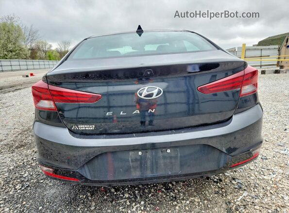 5NPD84LF6LH574918 2020 HYUNDAI ELANTRA Black უკანა ხედი