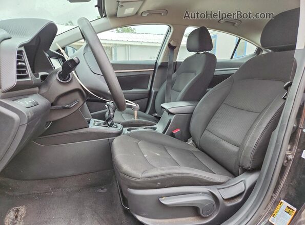 5NPD84LF6LH574918 2020 HYUNDAI ELANTRA Black წინა სალონის ხედი