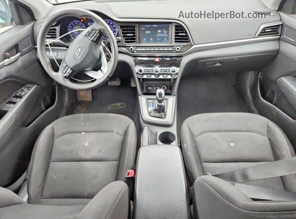 5NPD84LF6LH574918 2020 HYUNDAI ELANTRA Black წინა პანელის ხედი