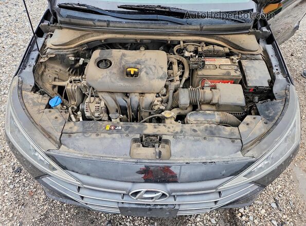 5NPD84LF6LH574918 2020 HYUNDAI ELANTRA Black უკანა სალონის ხედი
