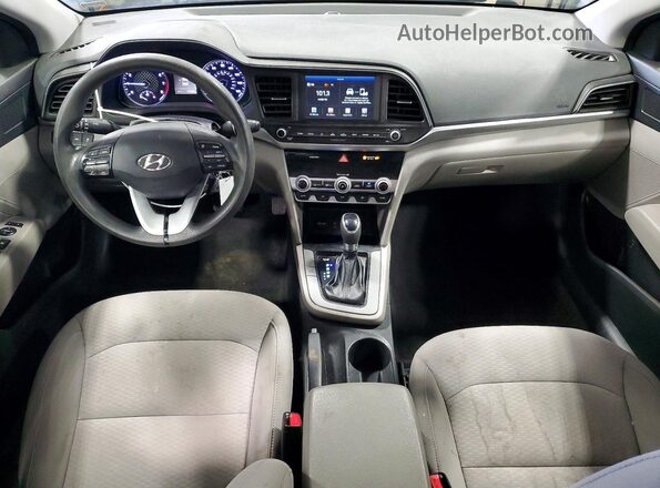 5NPD84LF6LH576362 2020 HYUNDAI ELANTRA Gray Dashboard view