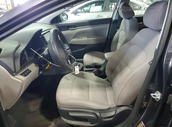 5NPD84LF6LH576362 2020 HYUNDAI ELANTRA Gray Front interior view