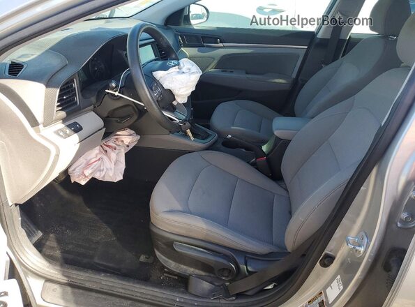 5NPD84LF6LH577396 2020 HYUNDAI ELANTRA Silver Widok wnętrza z przodu