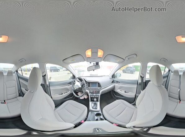 5NPD84LF6LH577396 2020 HYUNDAI ELANTRA Silver Widok naklejki z numerem VIN