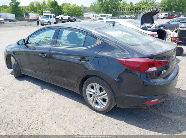 5NPD84LF6LH594005 2020 HYUNDAI ELANTRA Black უკანა მარცხენა