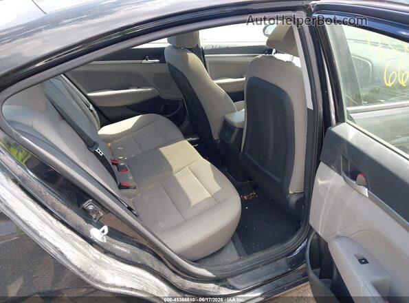 5NPD84LF6LH594005 2020 HYUNDAI ELANTRA Black VIN კოდის სტიკერის ხედი