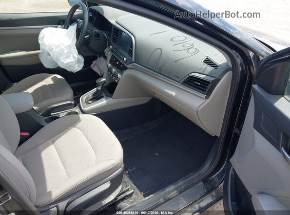 5NPD84LF6LH594005 2020 HYUNDAI ELANTRA Black წინა სალონის ხედი