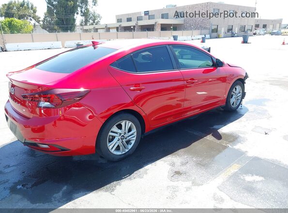 5NPD84LF6LH603141 2020 HYUNDAI ELANTRA Red Հետևի աջ