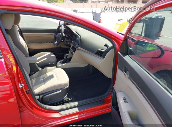 5NPD84LF6LH603141 2020 HYUNDAI ELANTRA Red Սալոնի դիմացի տեսք