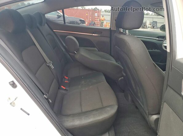 5NPD84LF6LH626709 2020 HYUNDAI ELANTRA White Rear seats view