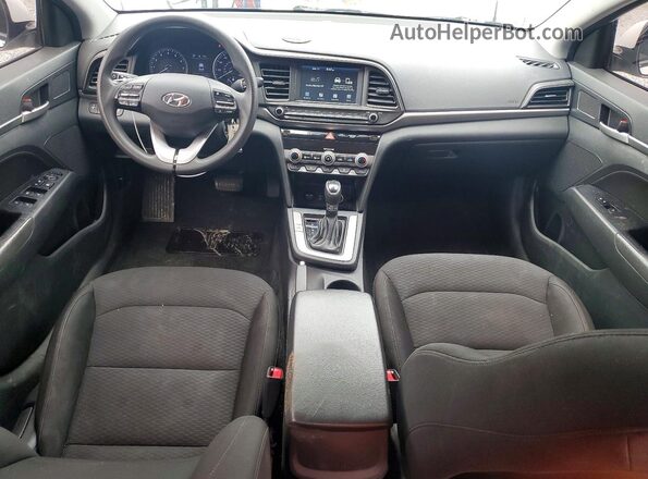 5NPD84LF6LH626709 2020 HYUNDAI ELANTRA White Dashboard view