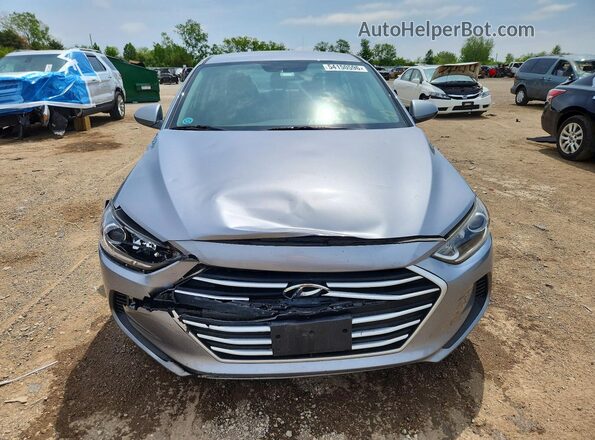 5NPD84LF7HH005695 2017 HYUNDAI ELANTRA Серебряный Вид спереди