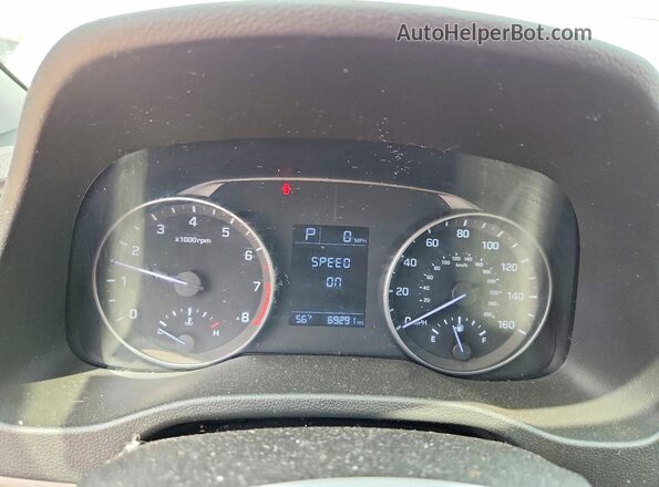 5NPD84LF7HH005695 2017 HYUNDAI ELANTRA Серебряный Вид щитка приборов