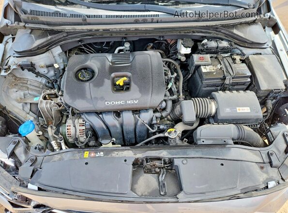 5NPD84LF7HH005695 2017 HYUNDAI ELANTRA Серебряный Вид задней части салона