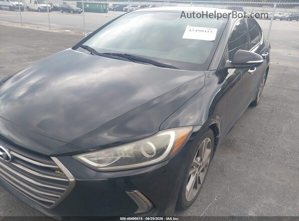5NPD84LF7HH011710 2017 HYUNDAI ELANTRA Black Դիմացի տեսք