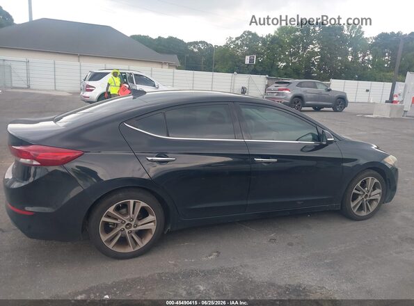 5NPD84LF7HH011710 2017 HYUNDAI ELANTRA Black Սալոնի հետևի տեսք