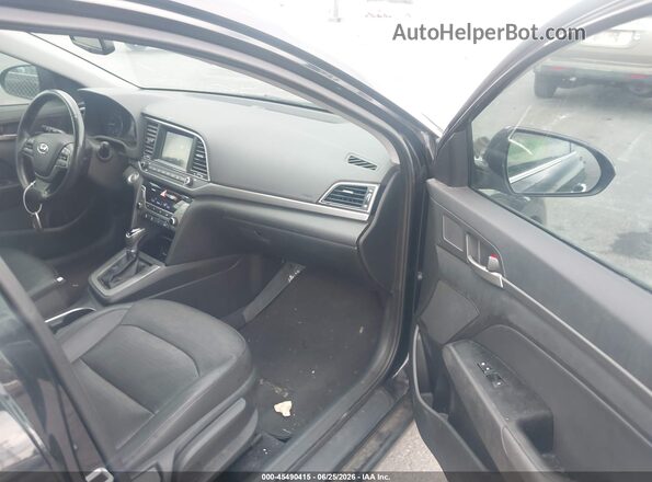 5NPD84LF7HH011710 2017 HYUNDAI ELANTRA Black Սալոնի դիմացի տեսք