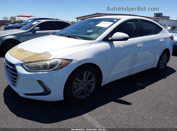 5NPD84LF7HH043282 2017 HYUNDAI ELANTRA White Vista tres cuartos delantera izquierda