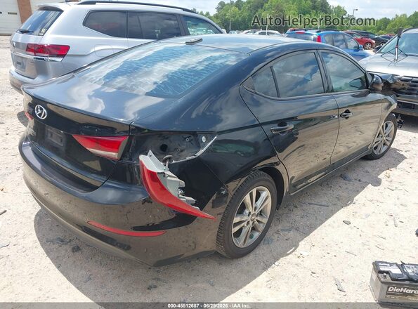 5NPD84LF7HH054850 2017 HYUNDAI ELANTRA Черный Задняя правая четверть