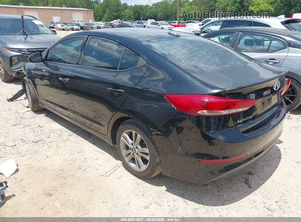 5NPD84LF7HH054850 2017 HYUNDAI ELANTRA Черный Задняя левая четверть