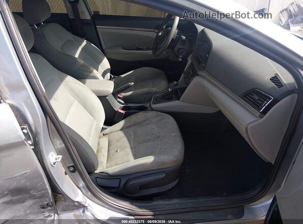 5NPD84LF7HH091252 2017 HYUNDAI ELANTRA Gray Вид салону спереду