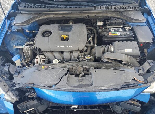5NPD84LF7HH114321 2017 HYUNDAI ELANTRA Blue Widok wnętrza z tyłu