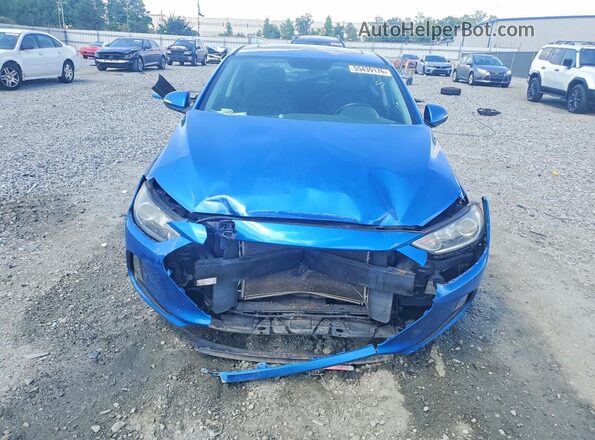 5NPD84LF7HH114321 2017 HYUNDAI ELANTRA Blue Widok z przodu