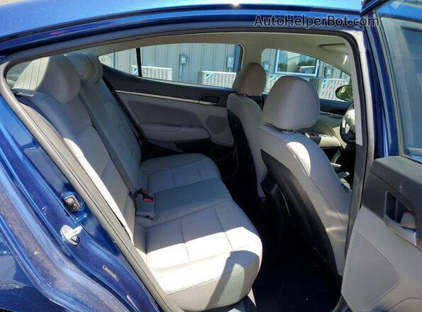5NPD84LF7HH134245 2017 HYUNDAI ELANTRA Blue უკანა სავარძლების ხედი