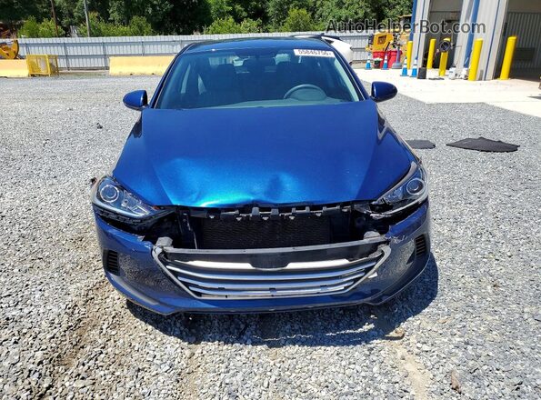 5NPD84LF7HH134245 2017 HYUNDAI ELANTRA Blue წინა ხედი