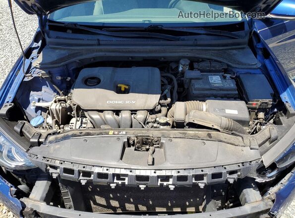5NPD84LF7HH134245 2017 HYUNDAI ELANTRA Blue უკანა სალონის ხედი