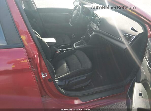 5NPD84LF7HH136660 2017 HYUNDAI ELANTRA Red წინა სალონის ხედი