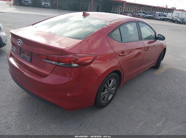 5NPD84LF7HH136660 2017 HYUNDAI ELANTRA Red უკანა მარჯვენა