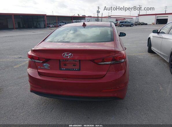 5NPD84LF7HH136660 2017 HYUNDAI ELANTRA Red 