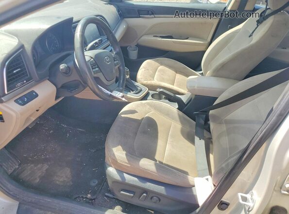 5NPD84LF7HH143639 2017 HYUNDAI ELANTRA Beige 