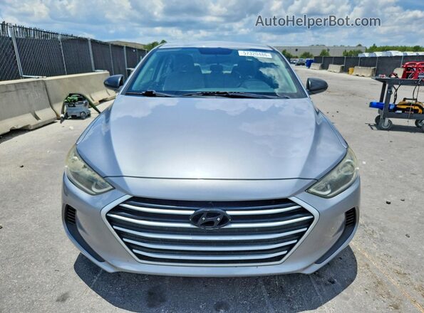5NPD84LF7HH145228 2017 HYUNDAI ELANTRA Silver Front view