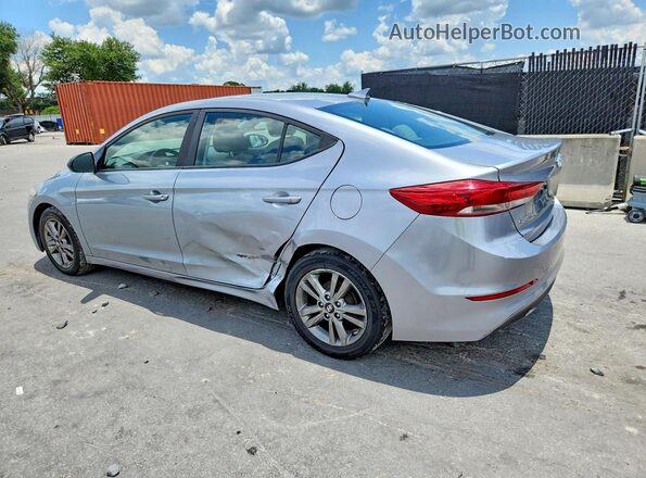 5NPD84LF7HH145228 2017 HYUNDAI ELANTRA Silver Rear left