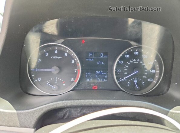 5NPD84LF7HH145228 2017 HYUNDAI ELANTRA Silver Instrument cluster view