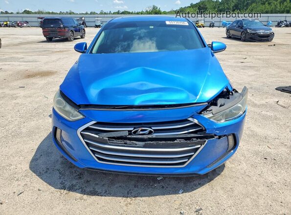 5NPD84LF7HH151532 2017 HYUNDAI ELANTRA Blue წინა ხედი