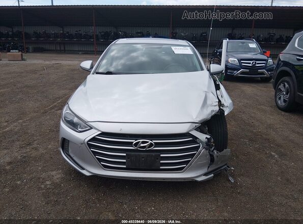 5NPD84LF7HH171828 2017 HYUNDAI ELANTRA Silver Instrument cluster view