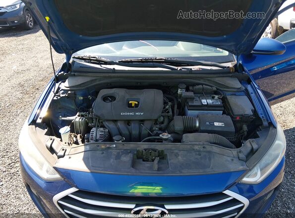 5NPD84LF7HH211440 2017 HYUNDAI ELANTRA Blue უკანა ხედი