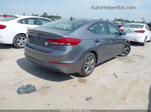 5NPD84LF7JH239728 2018 HYUNDAI ELANTRA Gray უკანა მარჯვენა