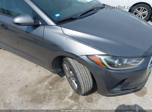 5NPD84LF7JH239728 2018 HYUNDAI ELANTRA Gray წინა ხედი